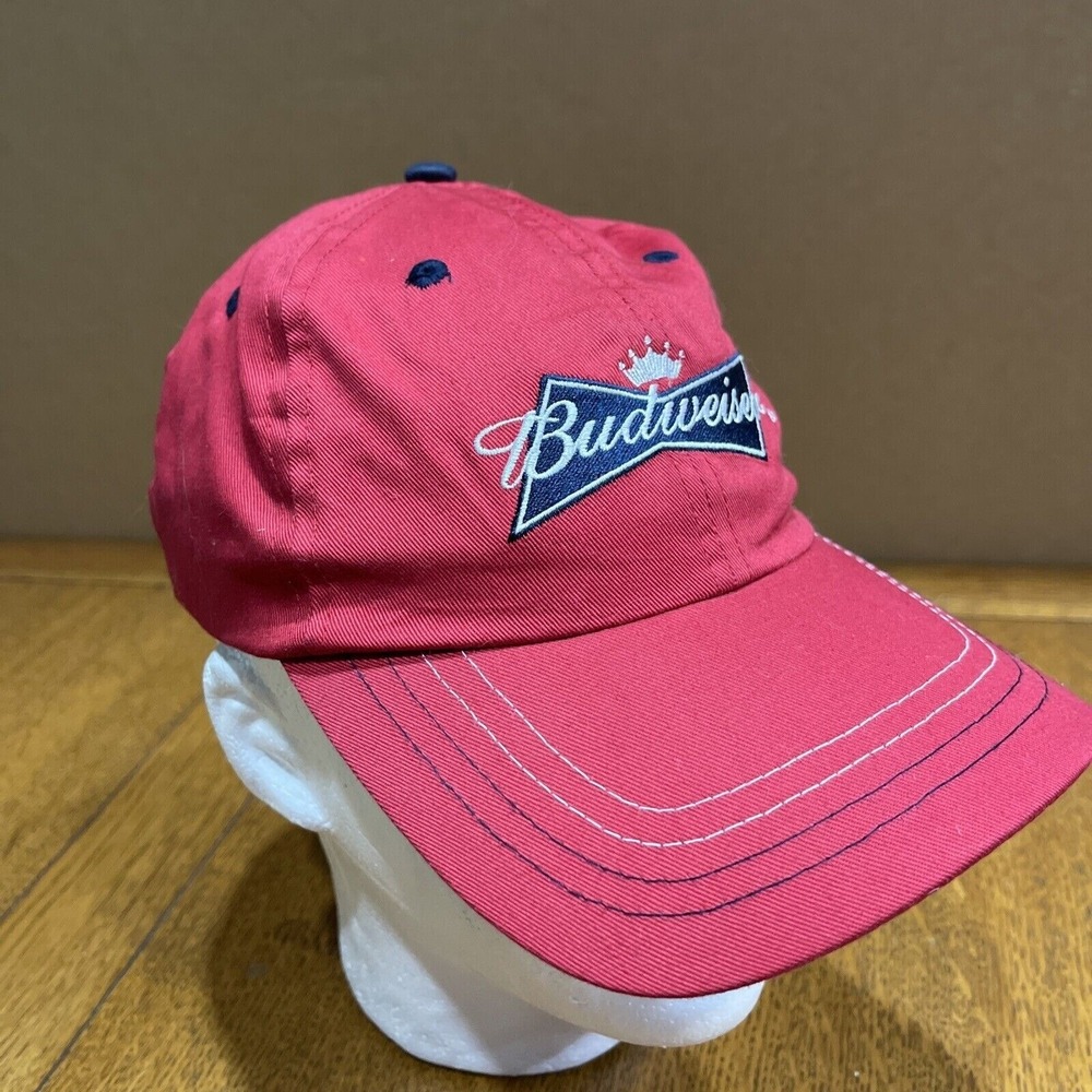 Budweiser Hat Cap Logo Red/ Black Color Hat Cap NOS. Official‎ 2006